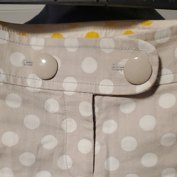 J Crew Polka Dot Beige Shorts - Picture 4 of 8